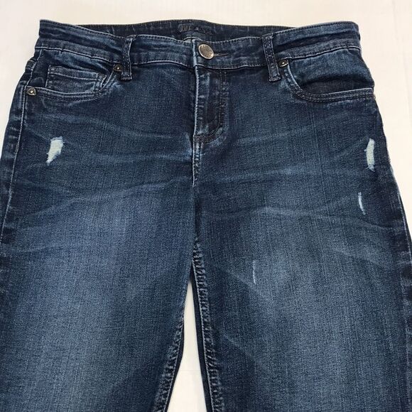 KUT FROM THE KLOTH Ripped Distressed Jeans Women's Size 8 Comfort Stretch Denim - Picture 1 of 13